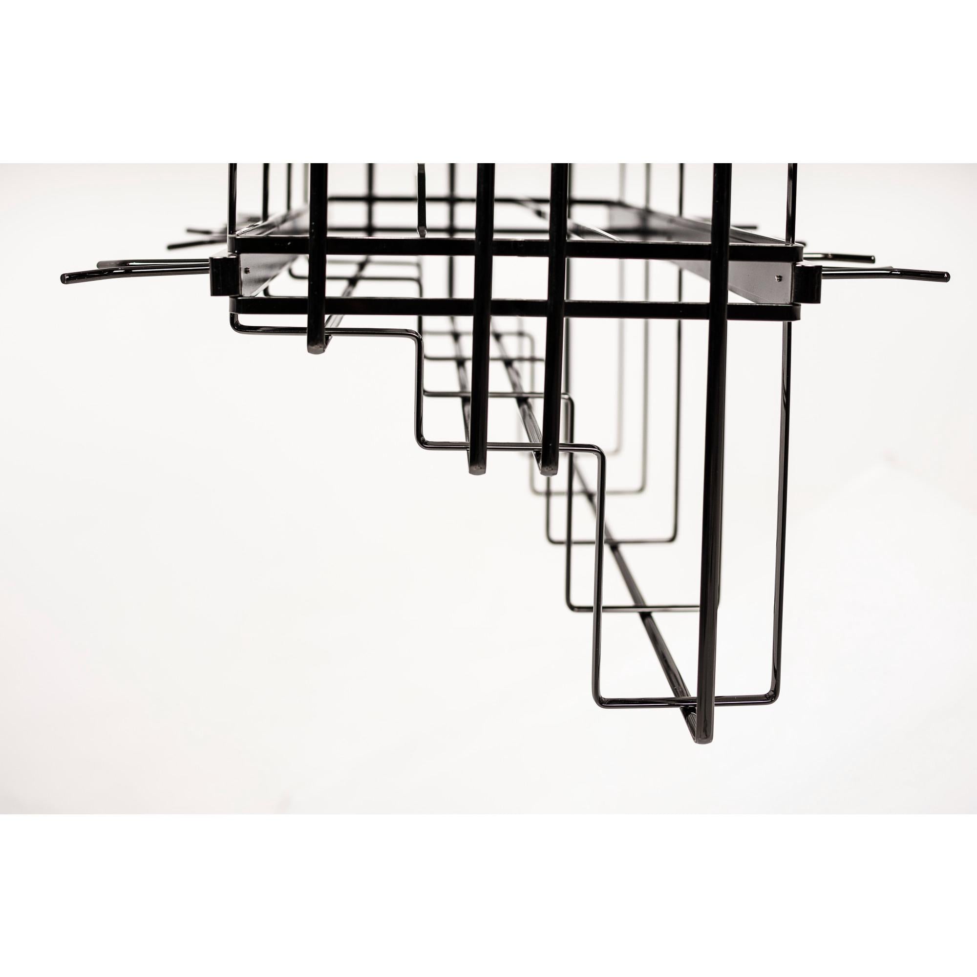 Black Nickel STORAGE WITH STYLE® Soft-close Hanging Pan Pullout | KitchBath