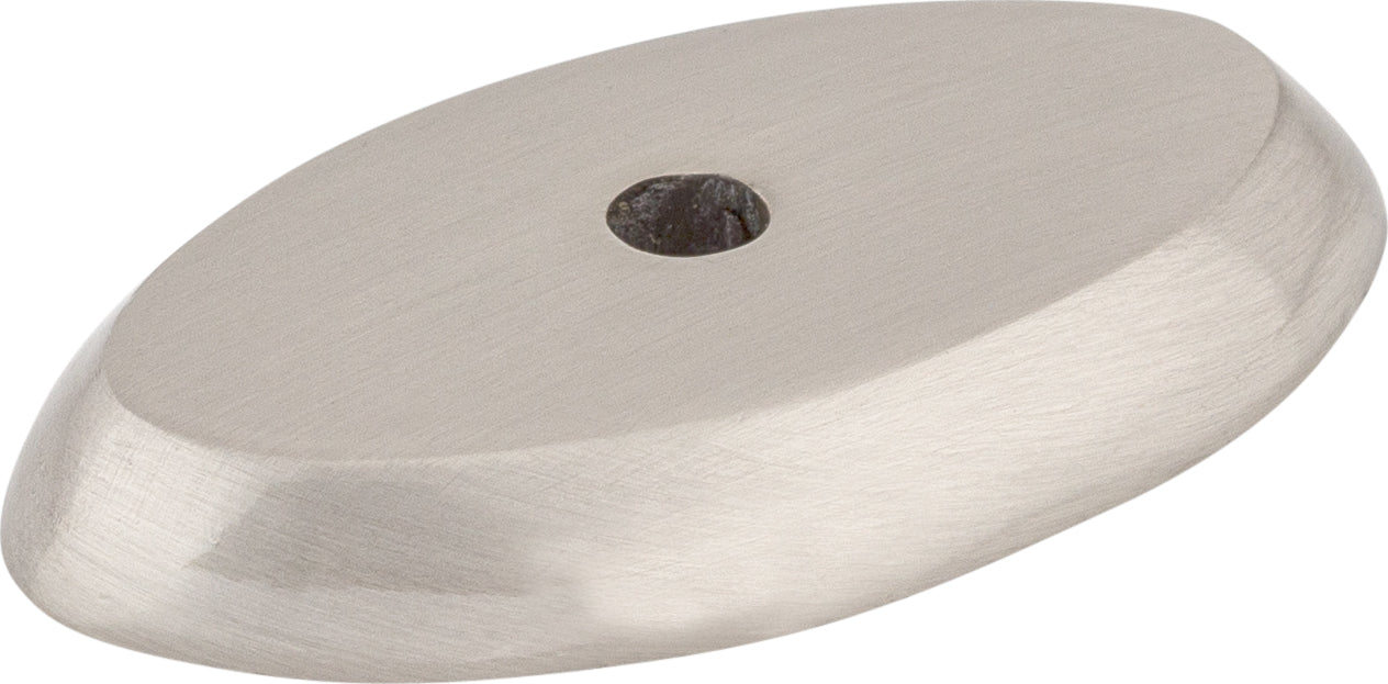 Aspen II Oval Backplate 1 1/2 Inch Brushed Satin Nickel | KitchBath