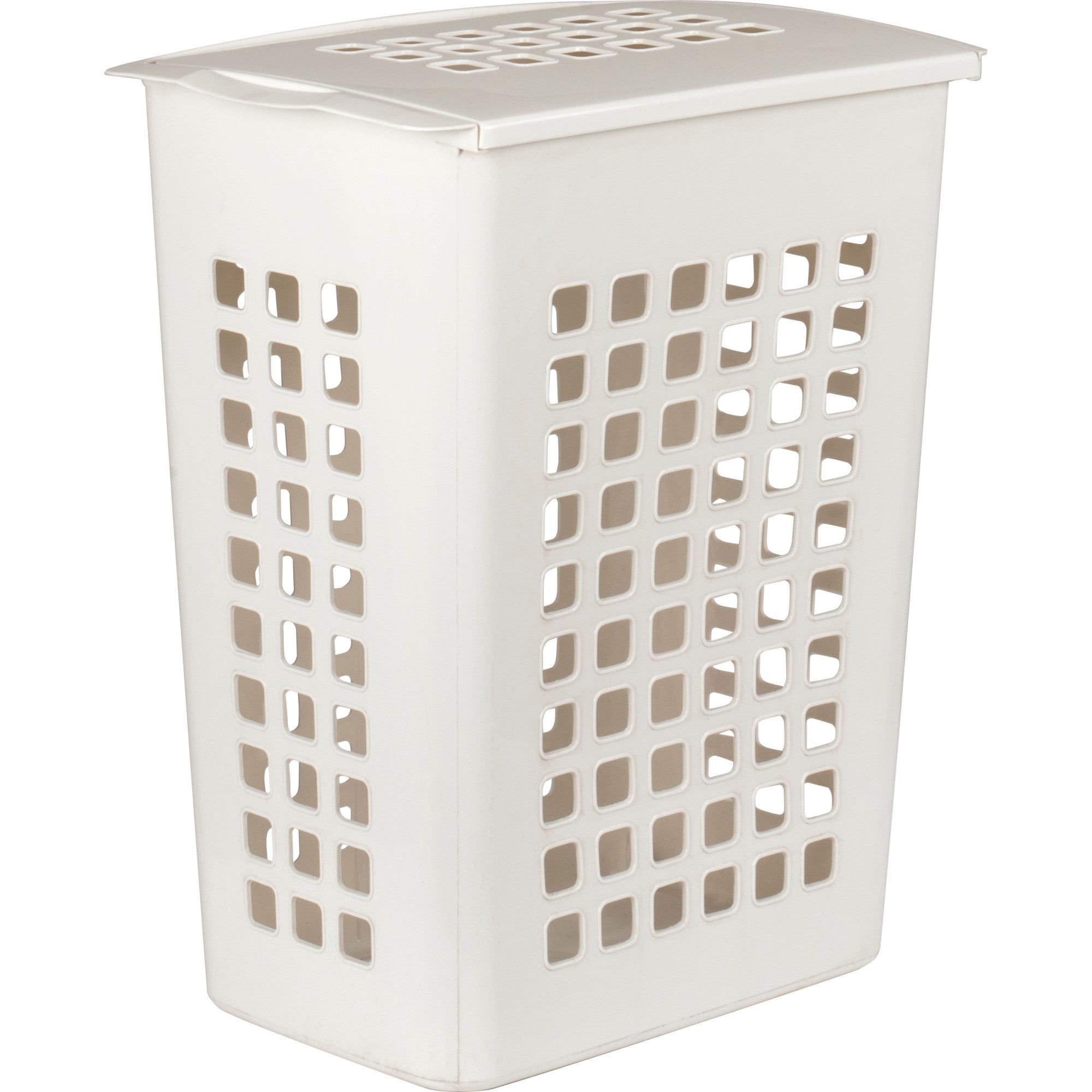 Plastic Laundry Hamper with Lid | KitchBath