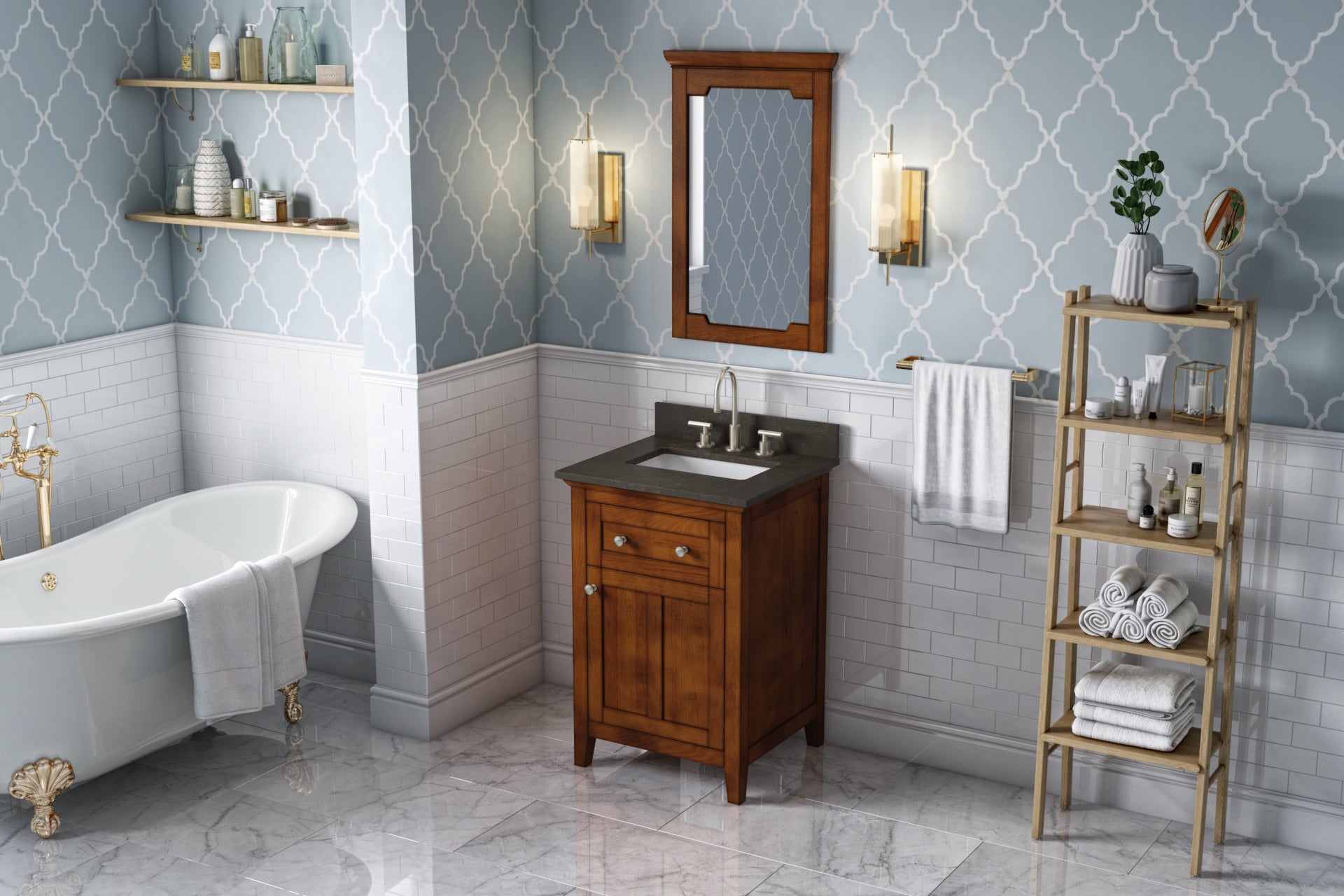 24" Chocolate Chatham Vanity | KitchBath