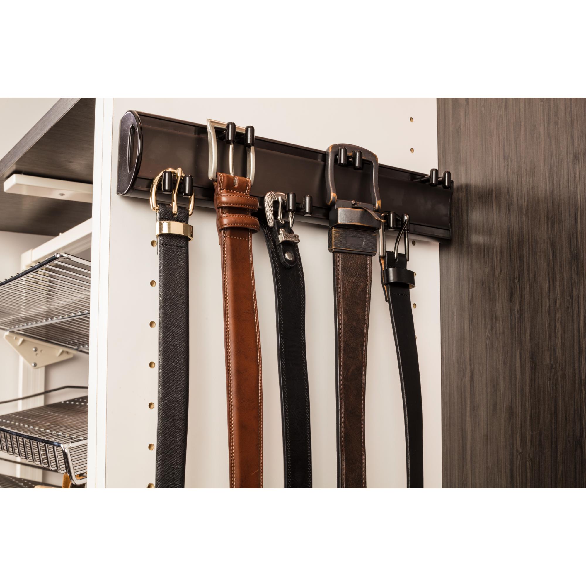 Polished Chrome 14" Belt Rack | KitchBath
