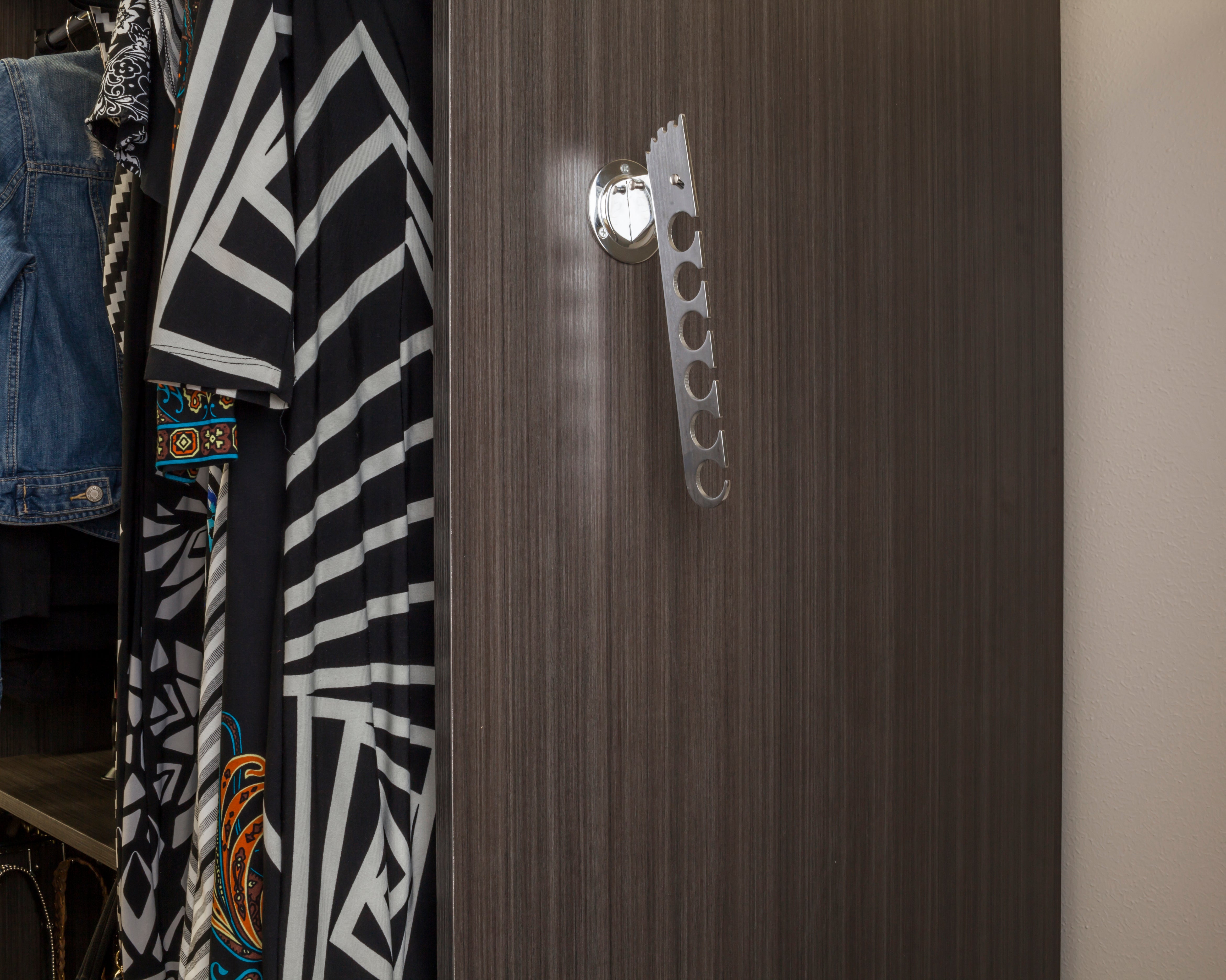 Satin Nickel Laundry Valet | KitchBath