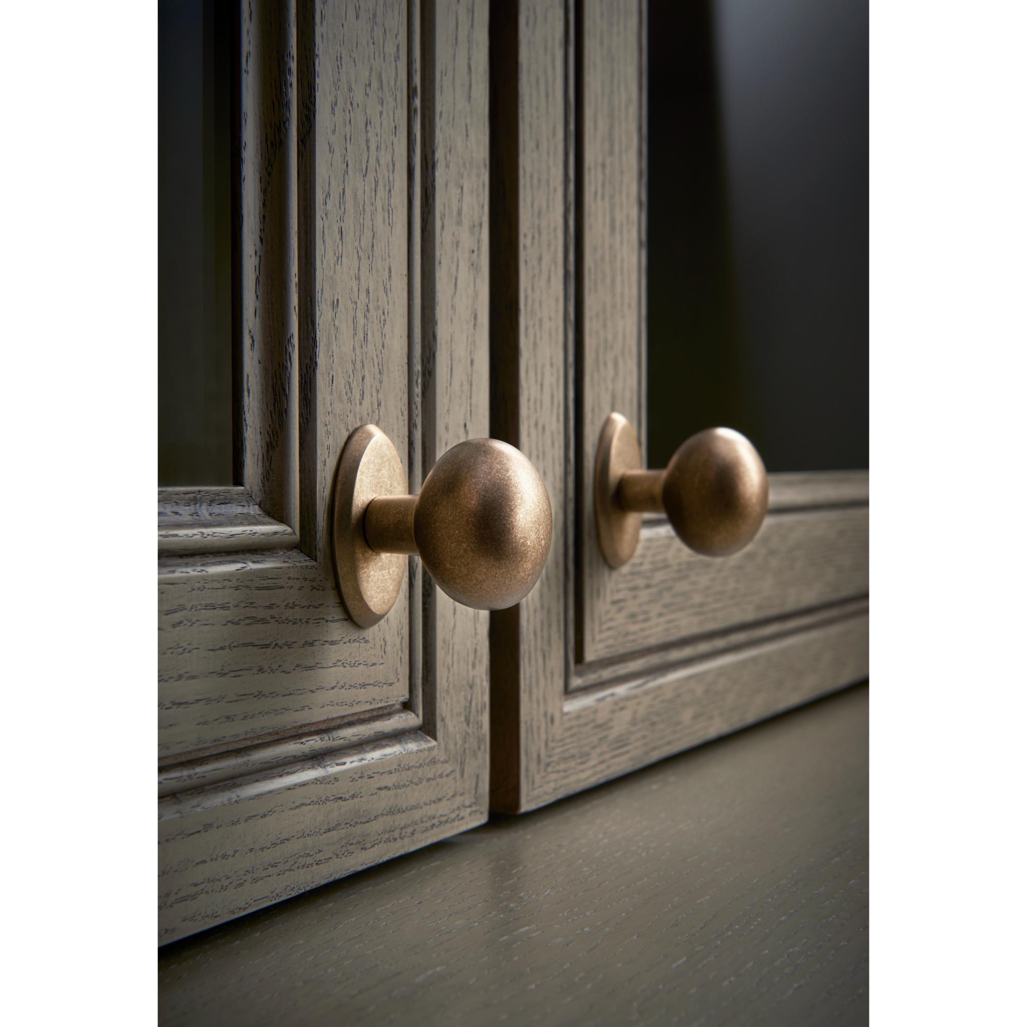 Aspen Oval Backplate 1 3/4 Inch Medium Bronze | KitchBath