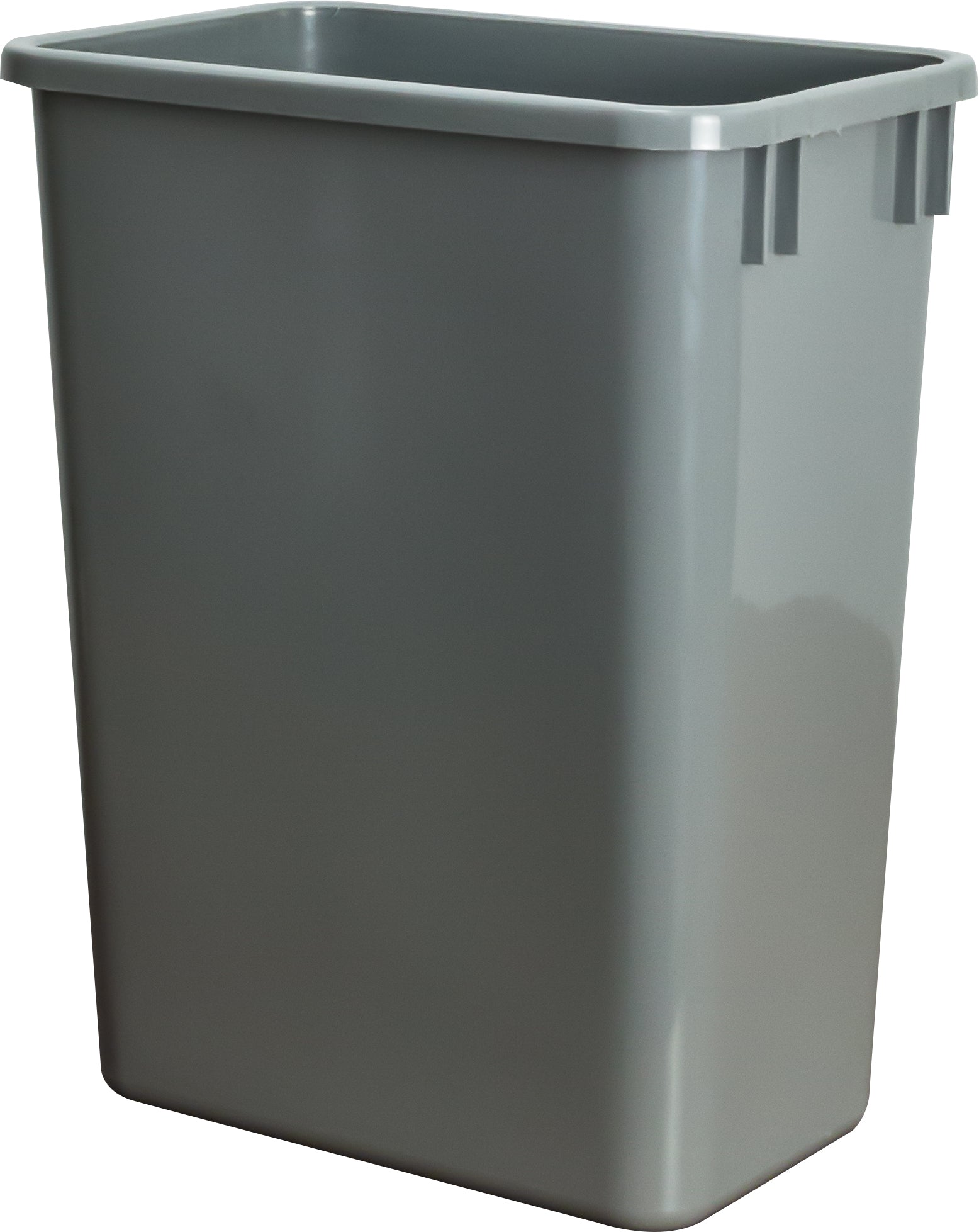 Box of 4 Grey 35 Quart Plastic Waste Containers | KitchBath