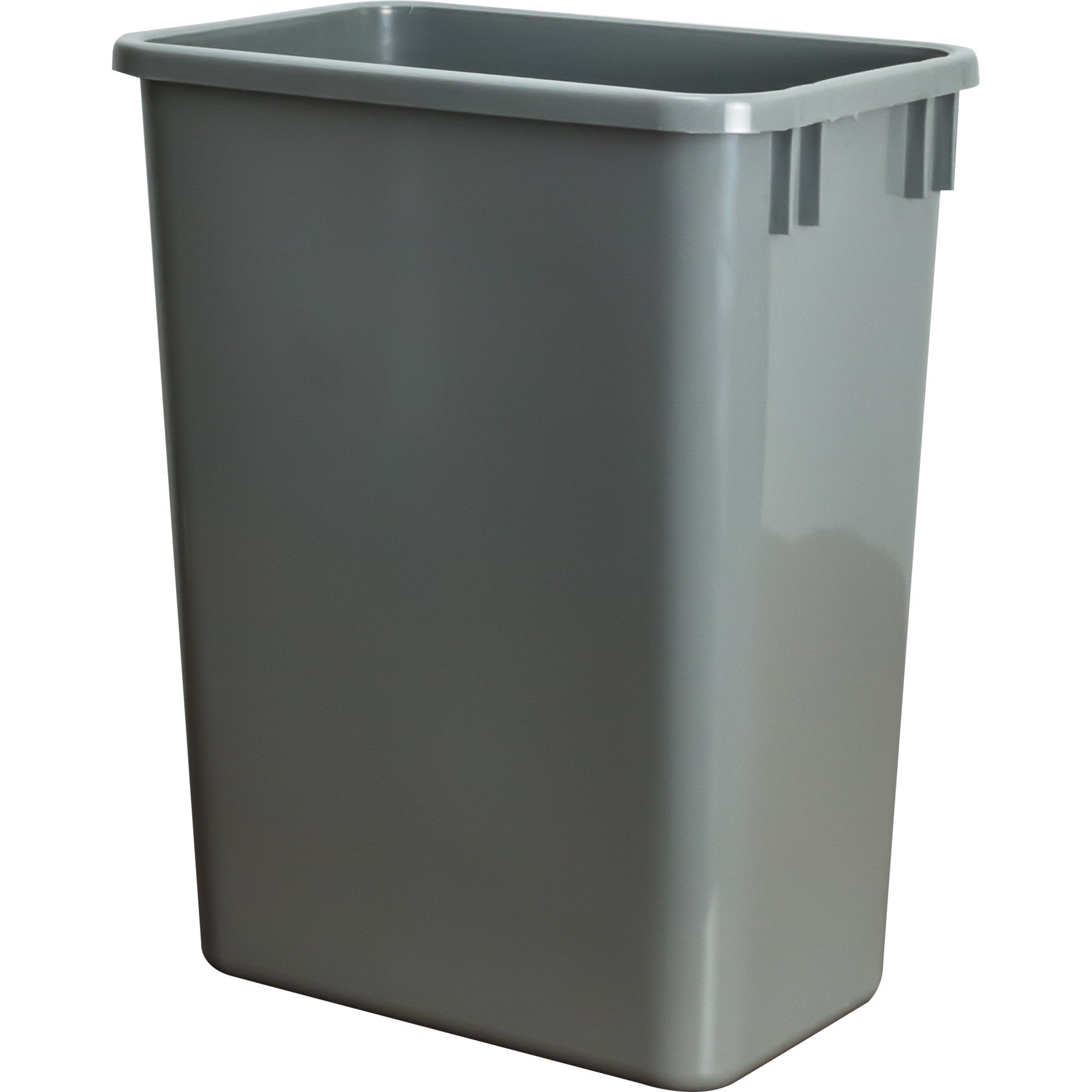 Box of 4 Grey 35 Quart Plastic Waste Containers | KitchBath