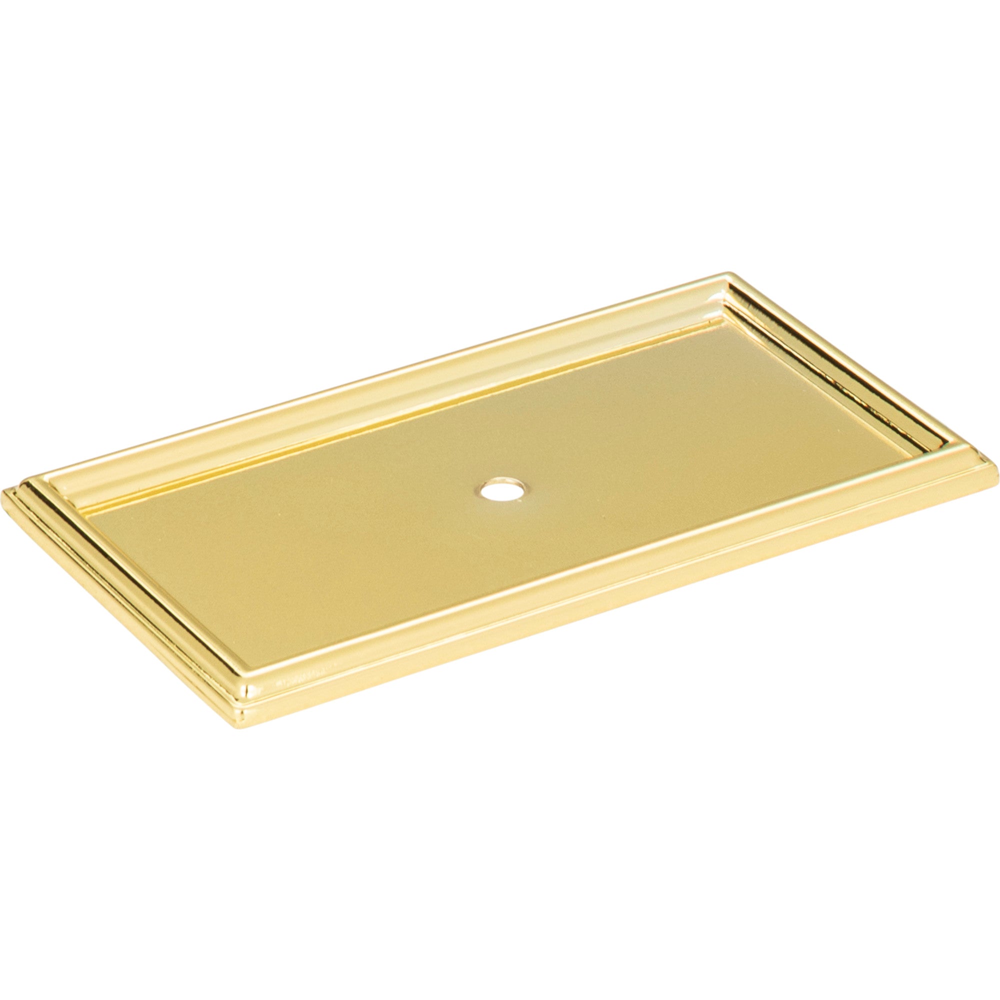 Campaign Rope Backplate 3 11/16 Inch Polished Brass | KitchBath