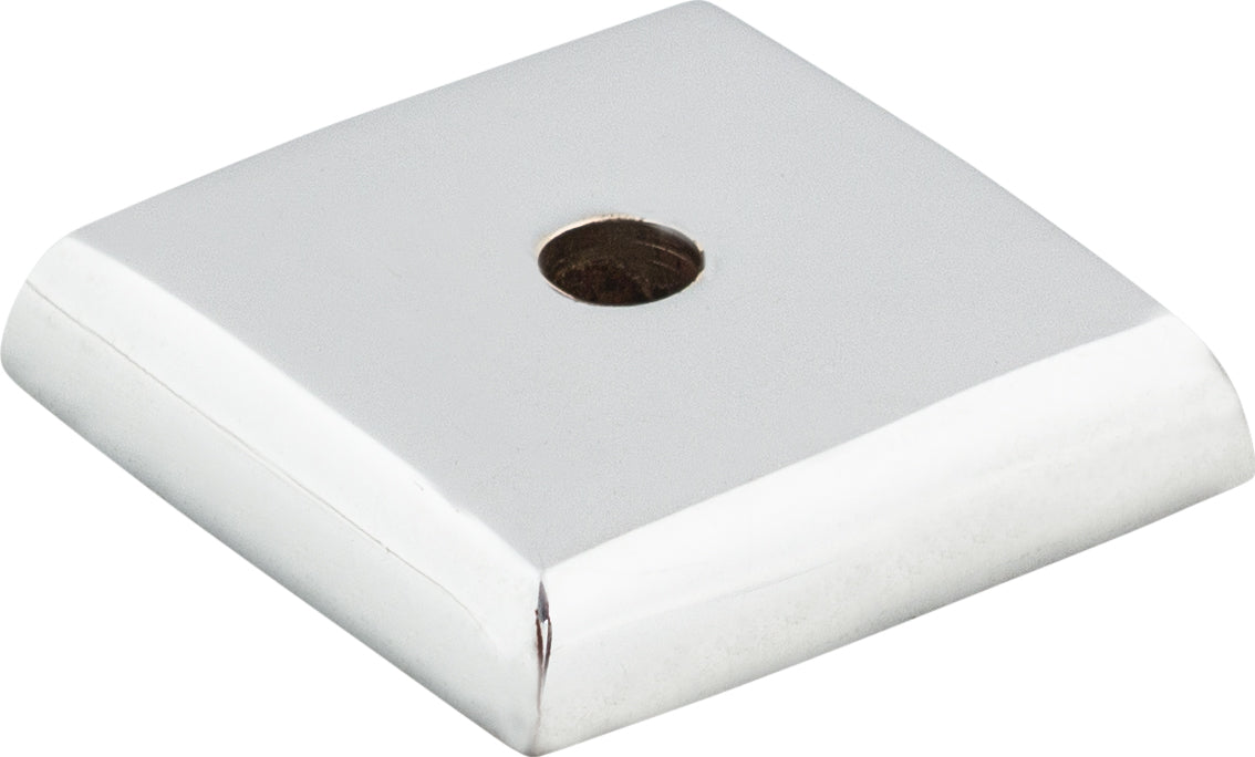 Aspen II Square Backplate 7/8 Inch Polished Chrome | KitchBath