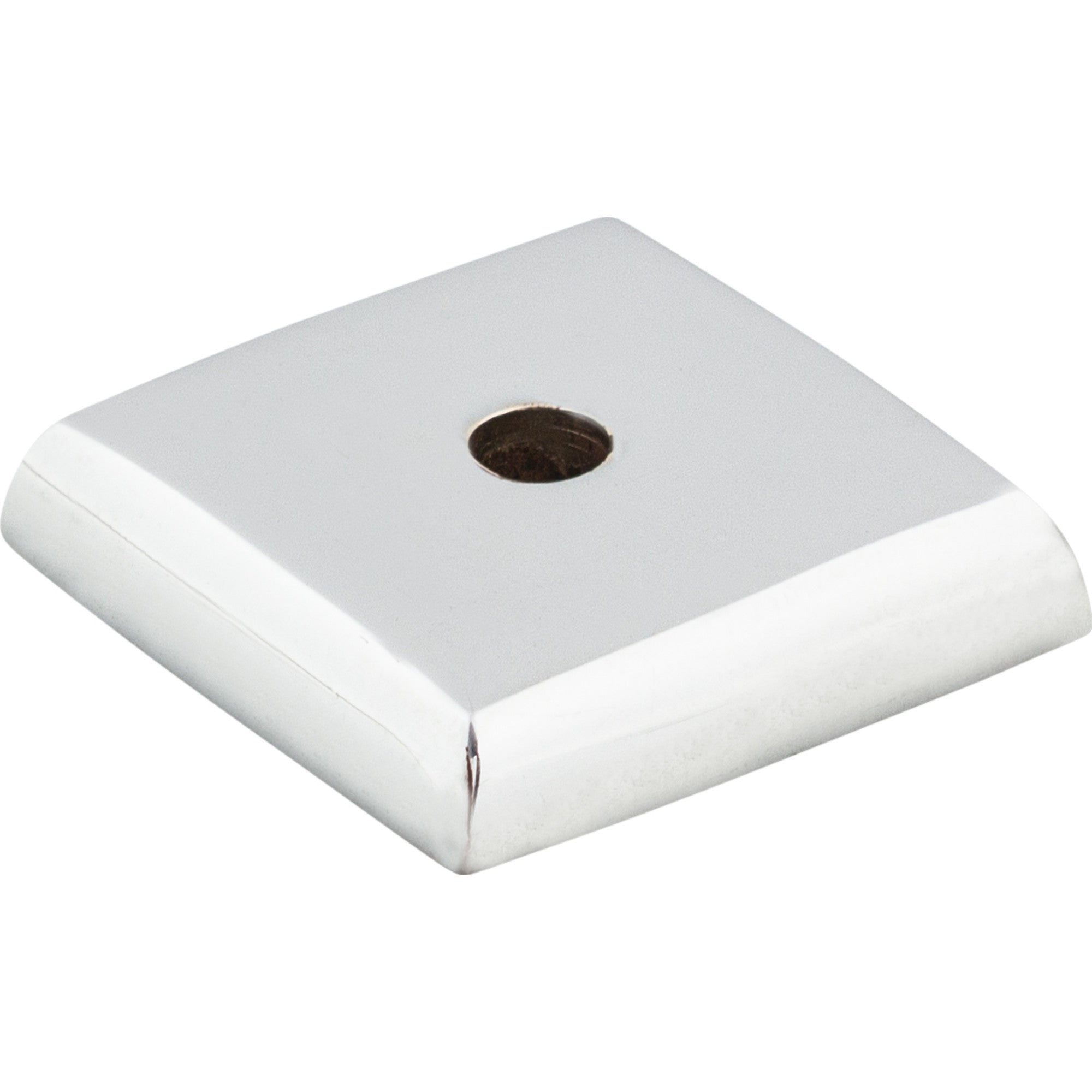 Aspen II Square Backplate 7/8 Inch Polished Chrome | KitchBath