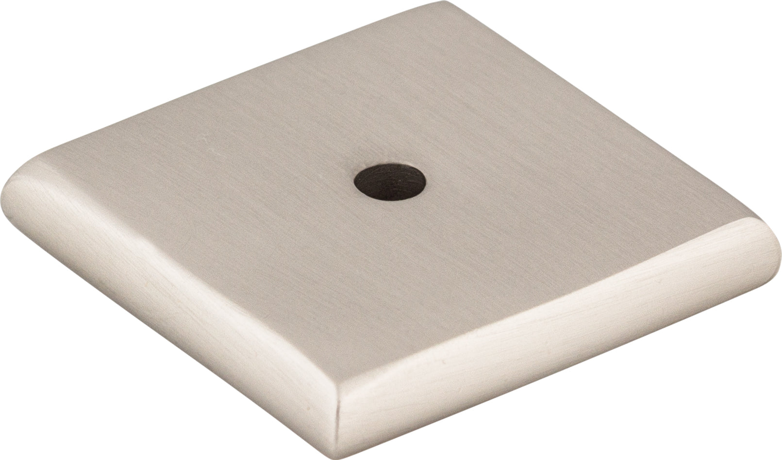 Aspen II Square Backplate 1 1/4 Inch Brushed Satin Nickel | KitchBath