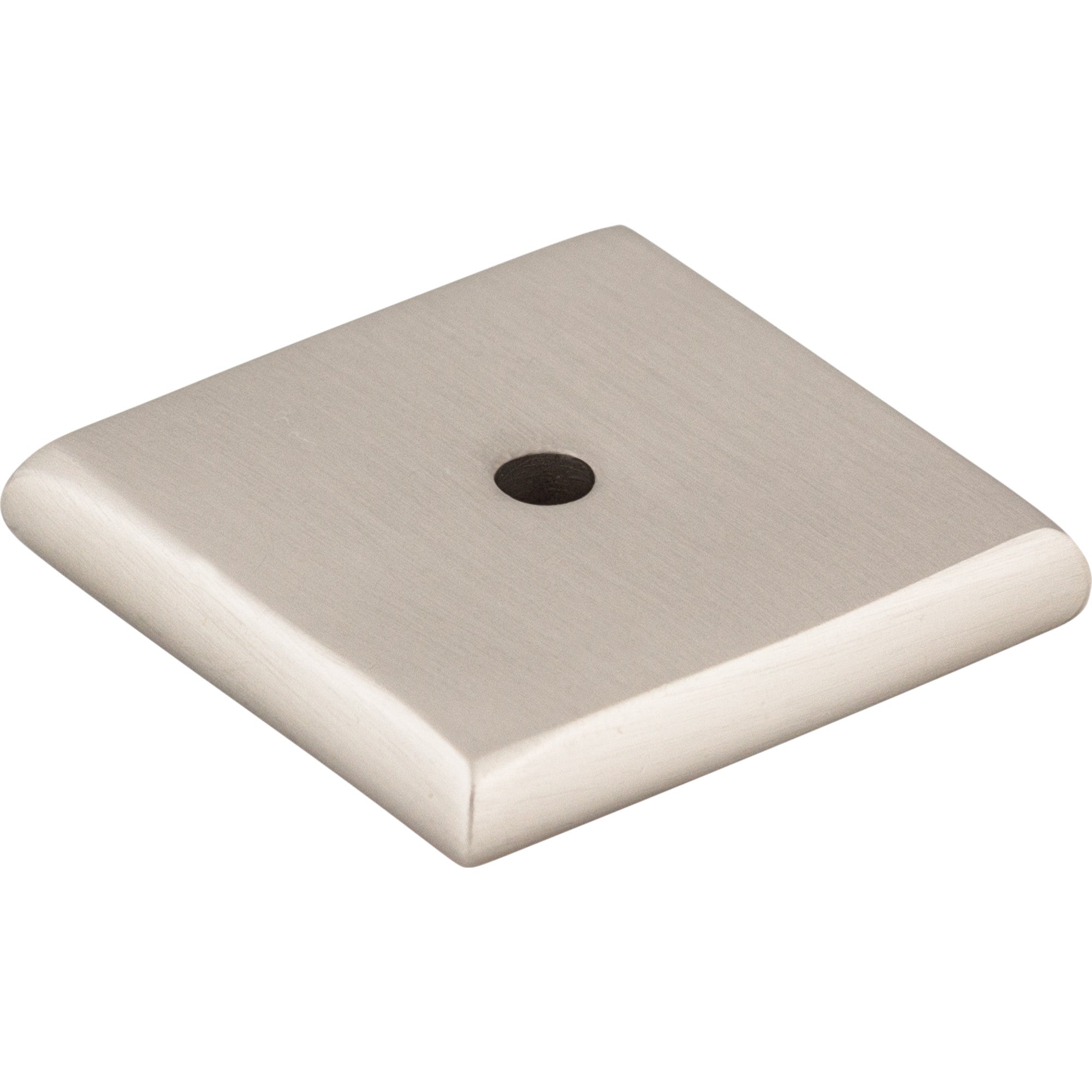 Aspen II Square Backplate 1 1/4 Inch Brushed Satin Nickel | KitchBath
