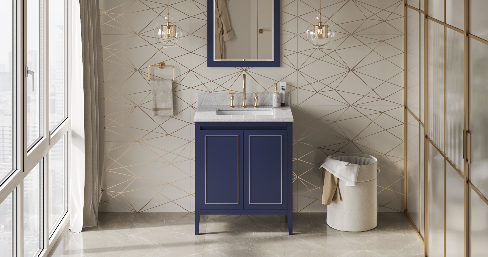 30" Hale Blue Percival Vanity | KitchBath