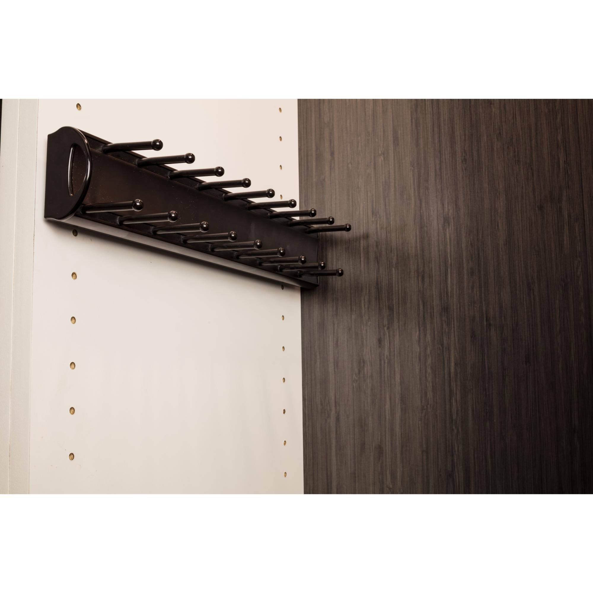 Polished Chrome 14" Tie Rack | KitchBath