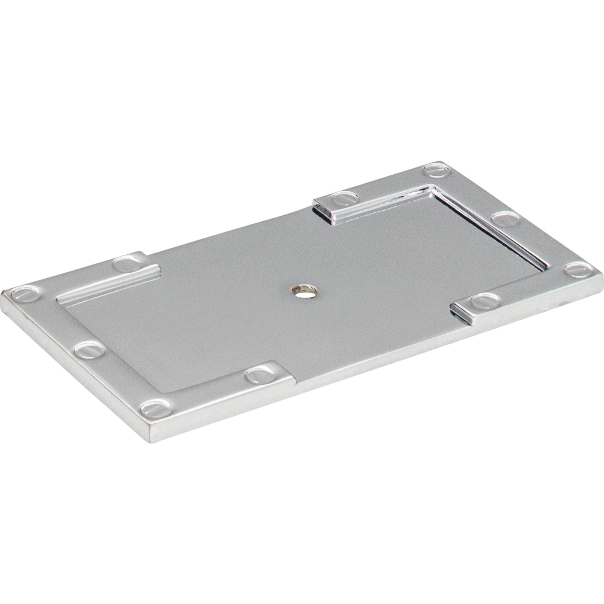 Campaign L-Bracket Backplate 3 11/16 Inch Polished Chrome | KitchBath