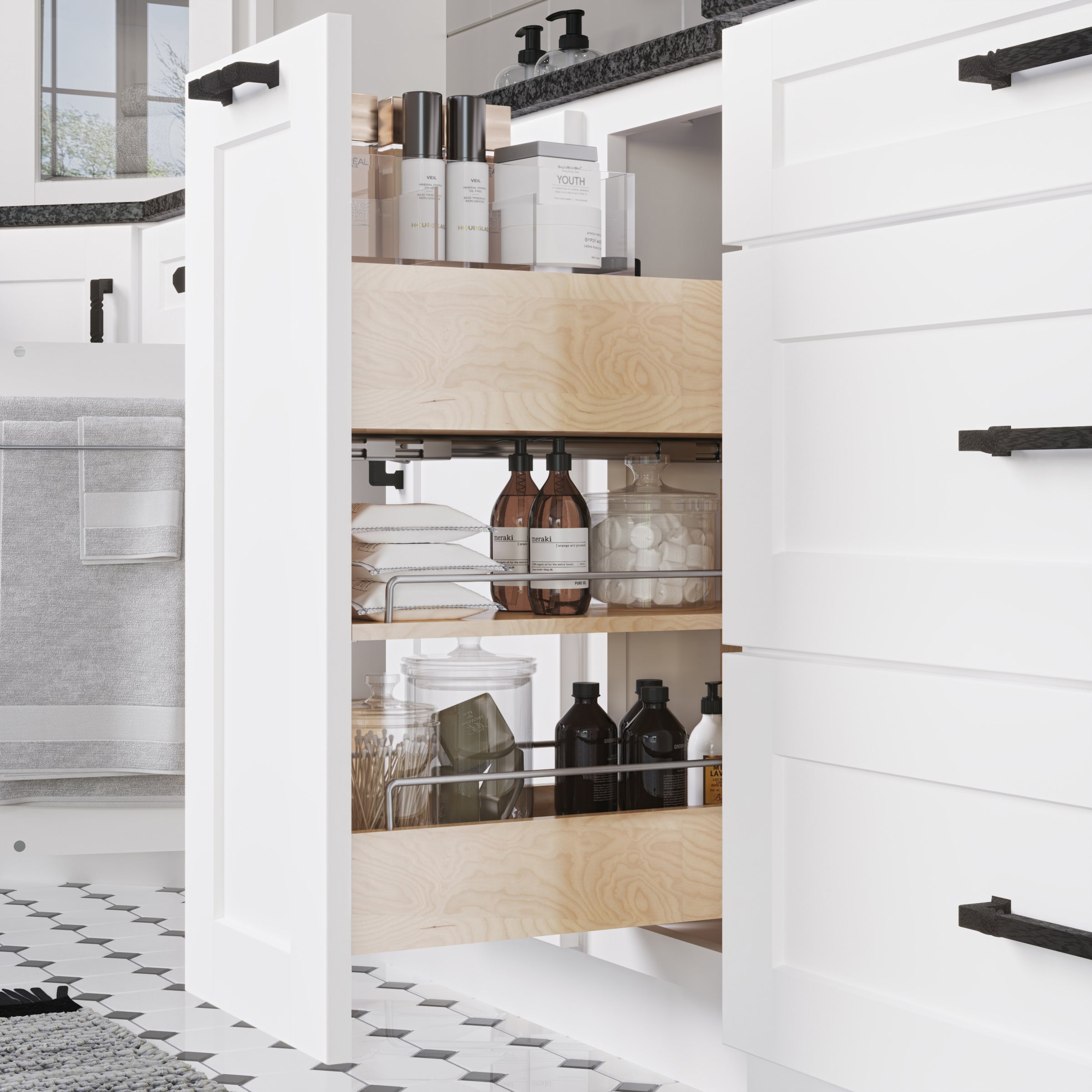 Acrylic Tray for Vanity Pullout | KitchBath