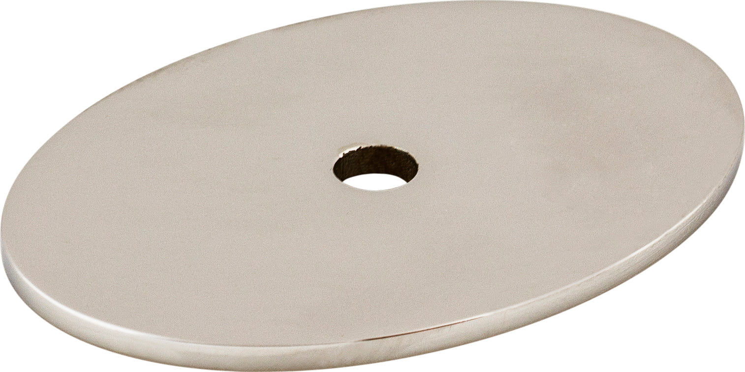 Oval Backplate 1 3/4 Inch Polished Nickel | KitchBath