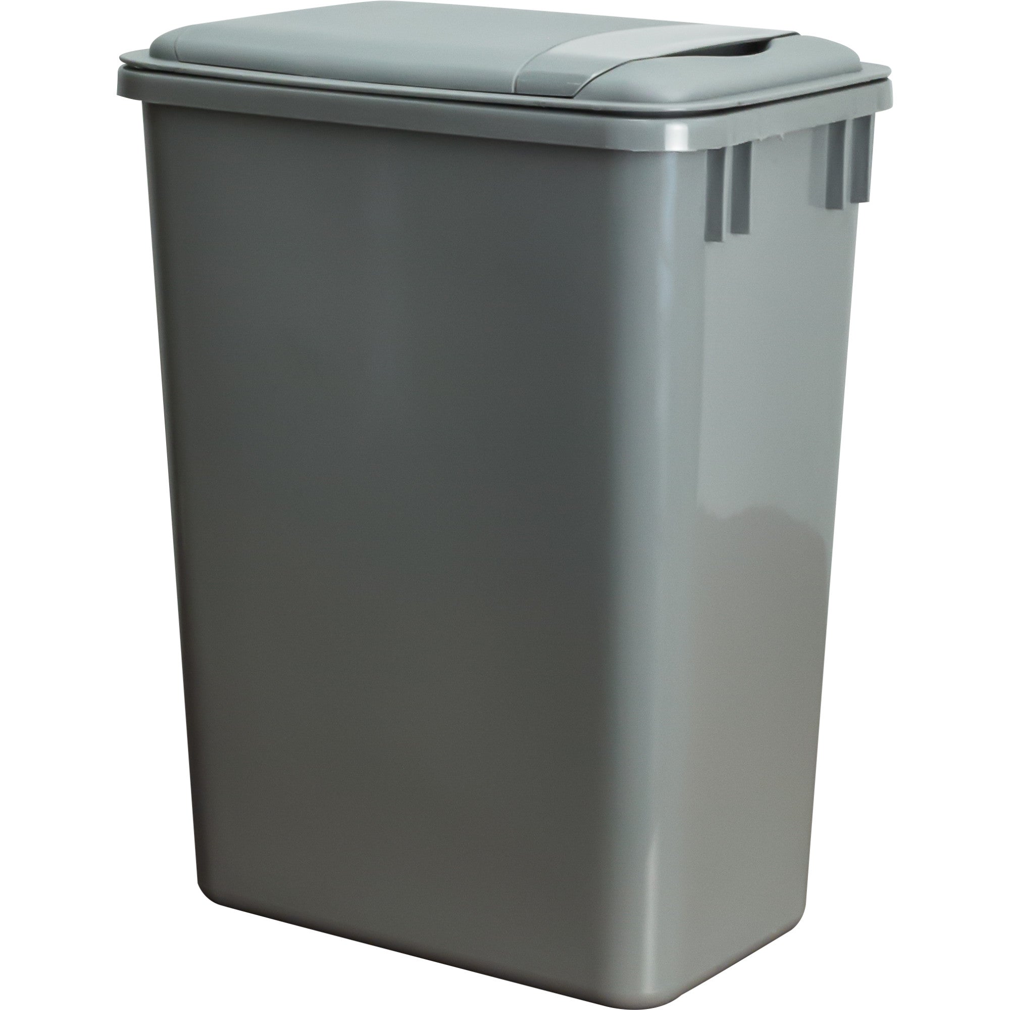 Box of 4 Grey 35 Quart Plastic Waste Containers | KitchBath