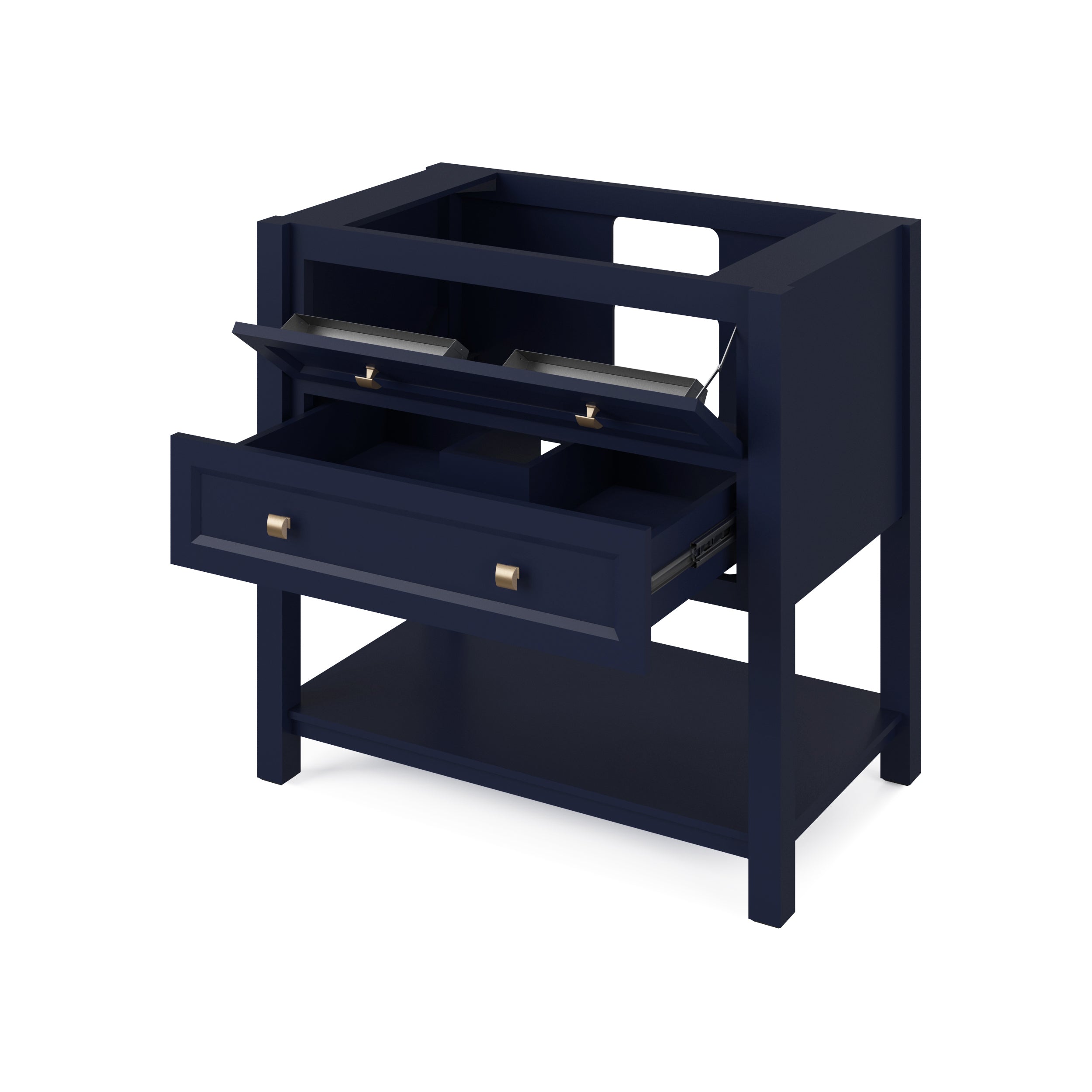 36" Black Adler Vanity | KitchBath