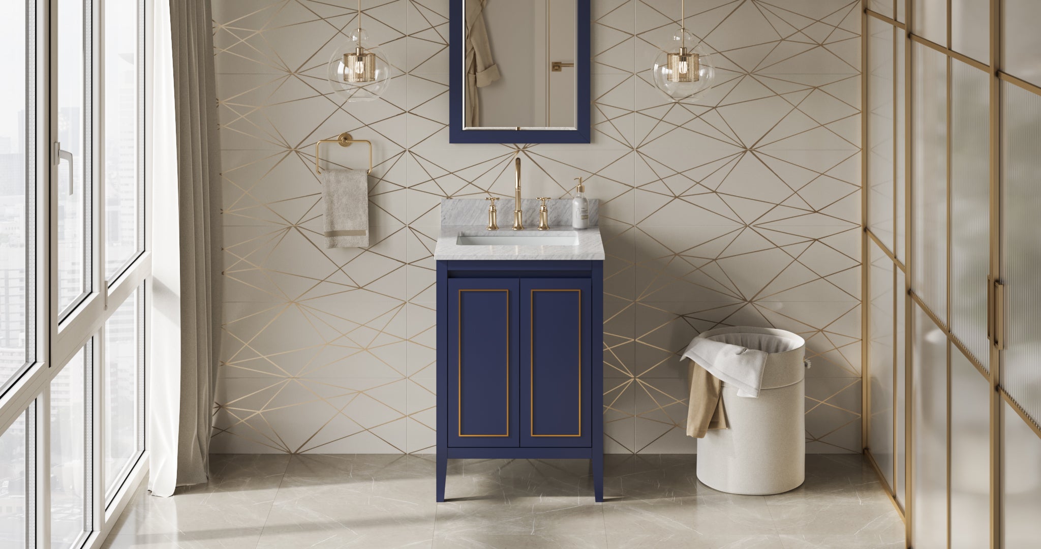 24" Hale Blue Percival Vanity | KitchBath
