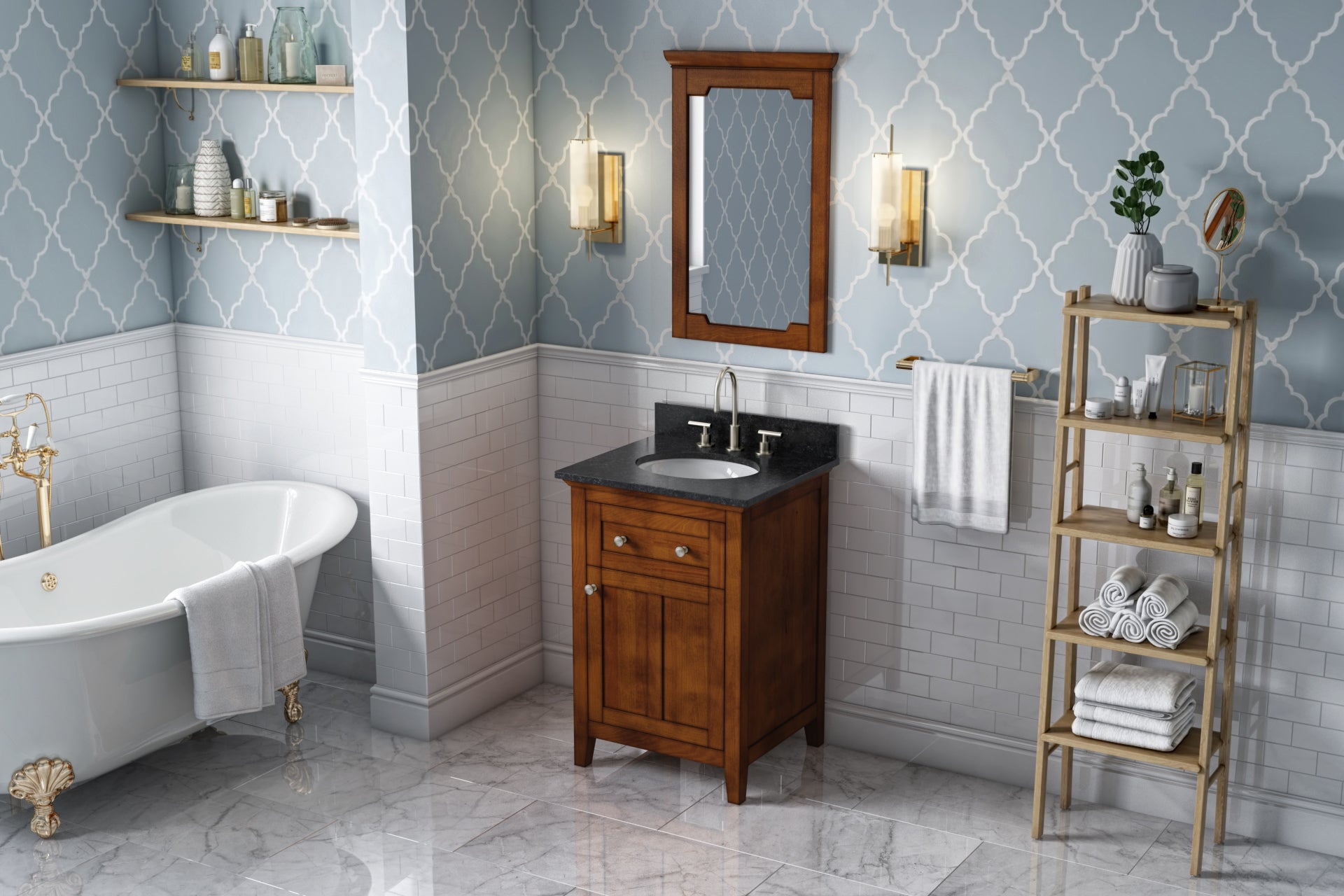 24" Chocolate Chatham Vanity | KitchBath