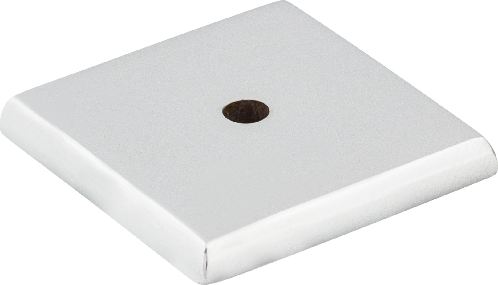 Aspen II Square Backplate 1 1/4 Inch Polished Chrome | KitchBath