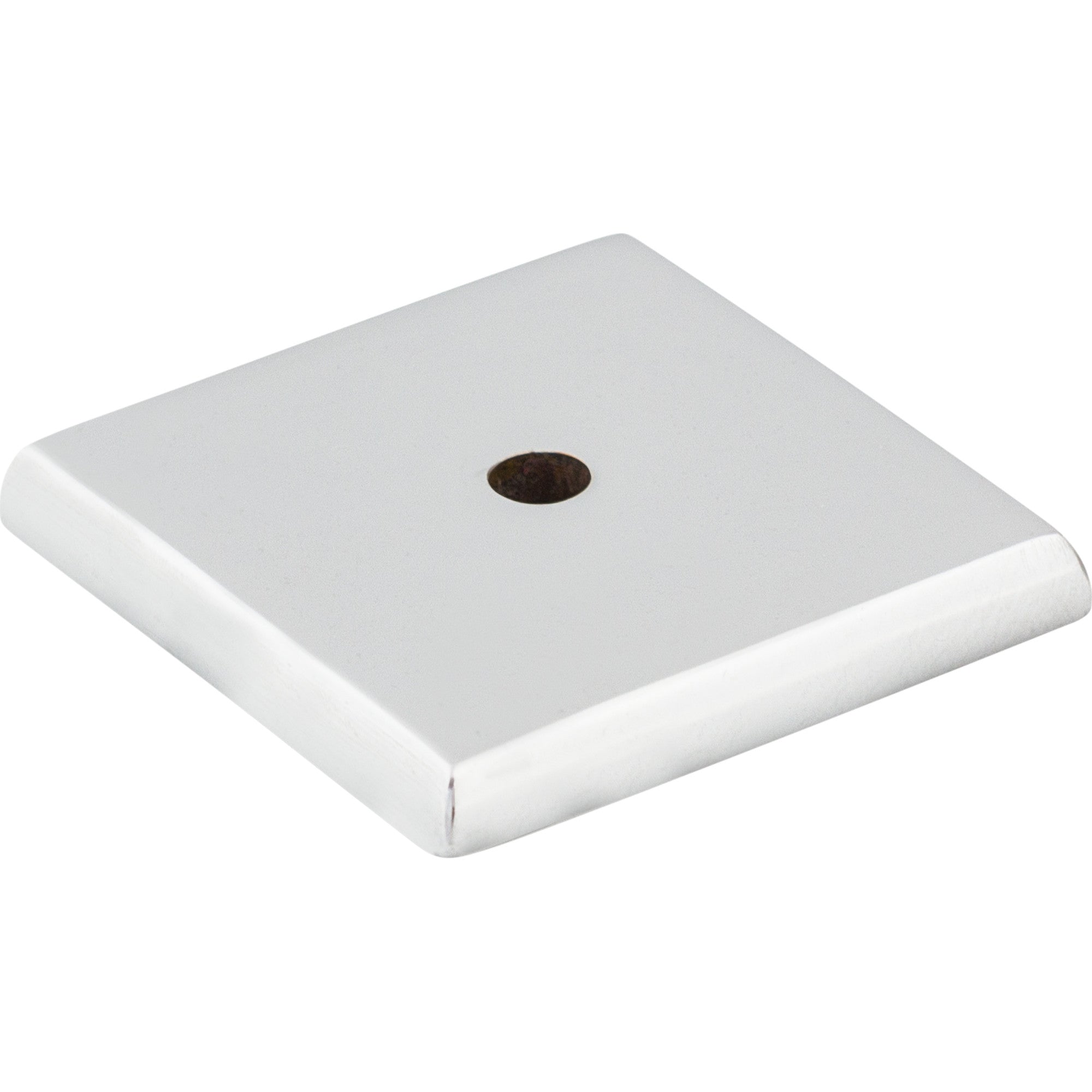 Aspen II Square Backplate 1 1/4 Inch Polished Chrome | KitchBath