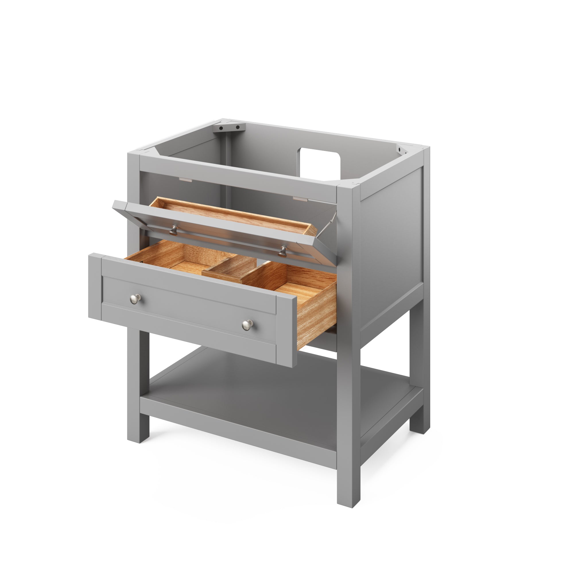 30" White Astoria Vanity | KitchBath