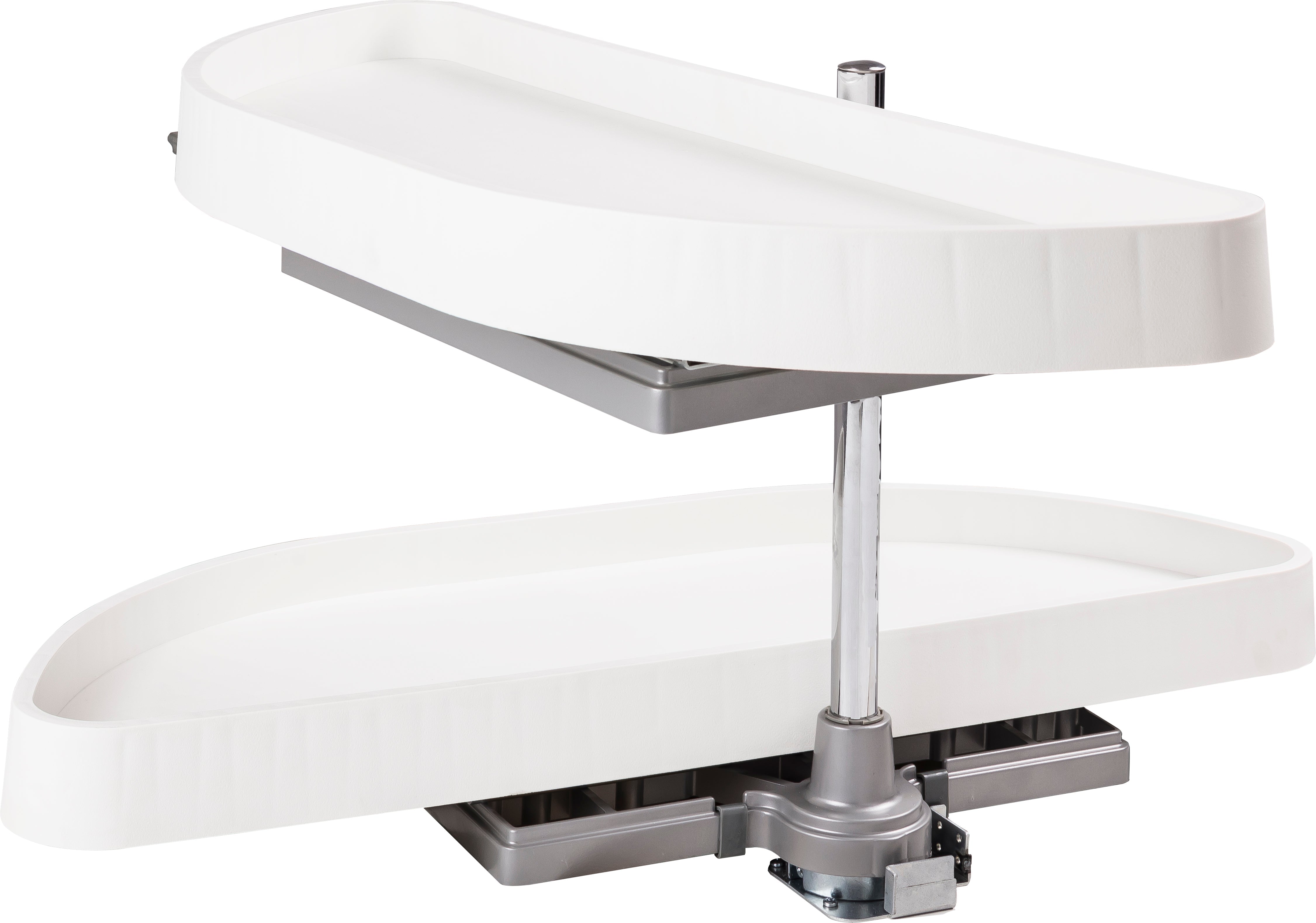 32" Plastic Half-Moon Lazy Susan | KitchBath