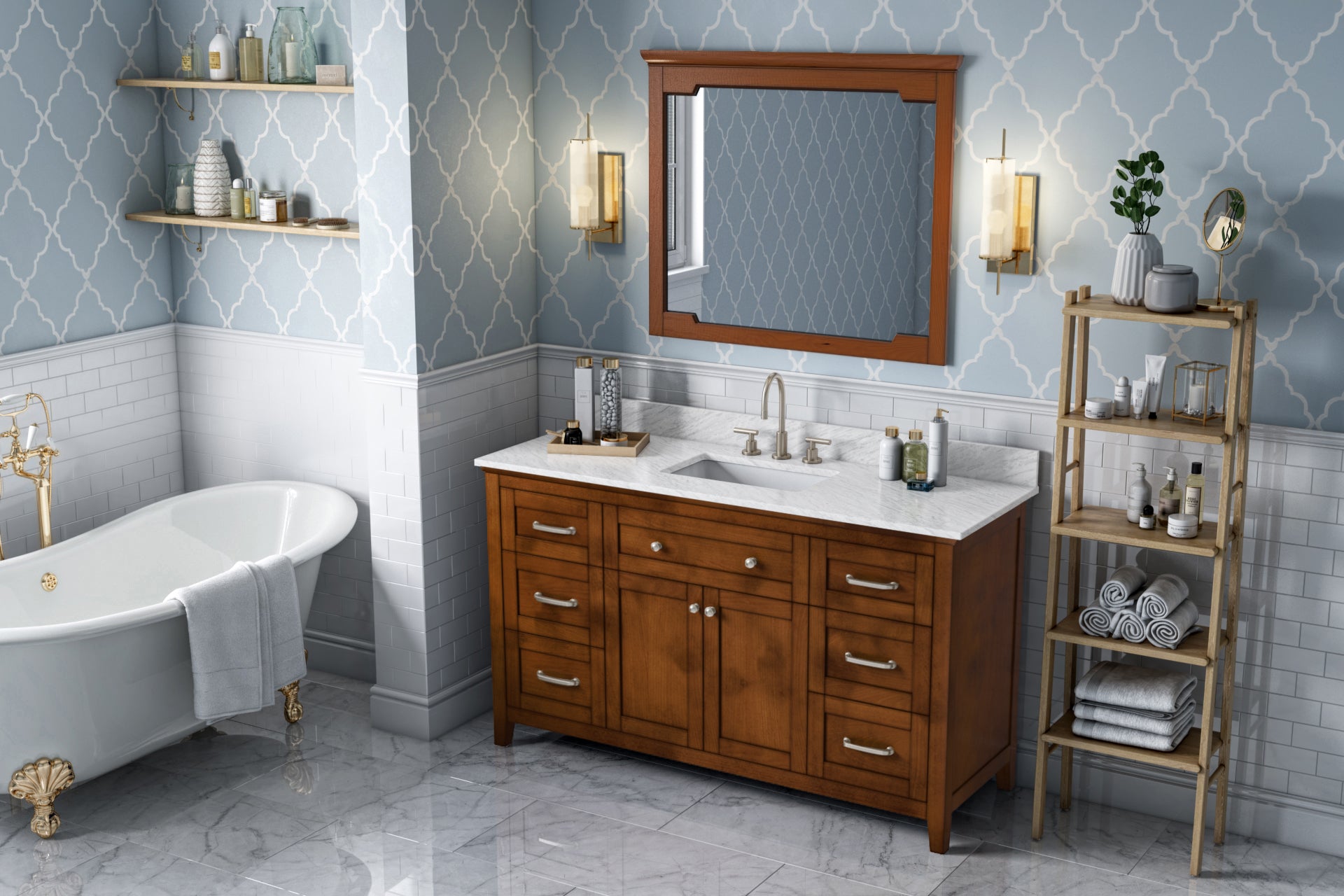 60" Chocolate Chatham Vanity | KitchBath