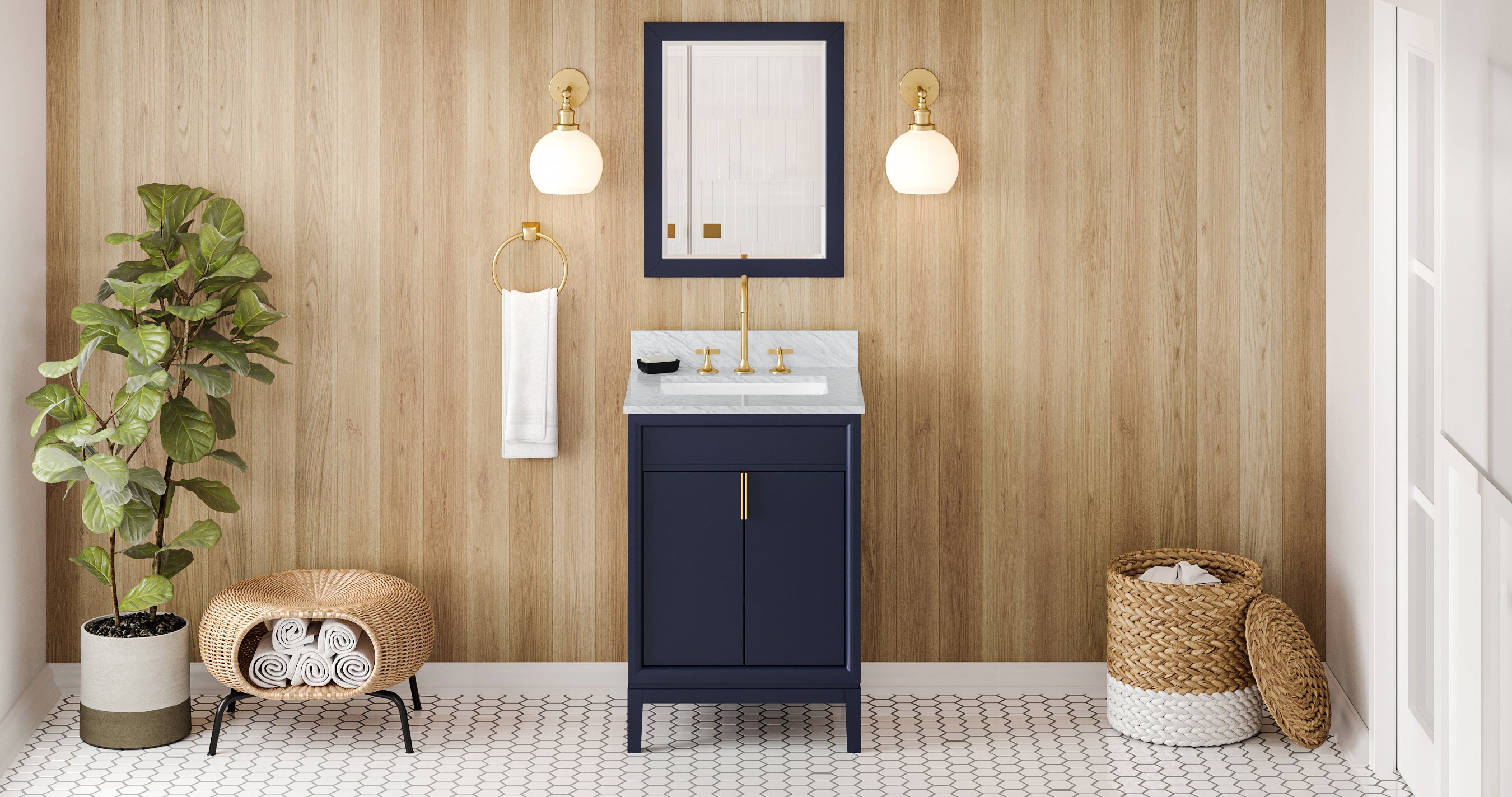 24" Hale Blue Theodora Vanity | KitchBath