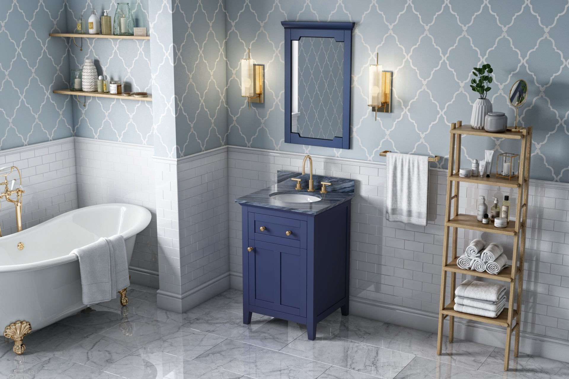 24" Hale Blue Chatham Vanity | KitchBath