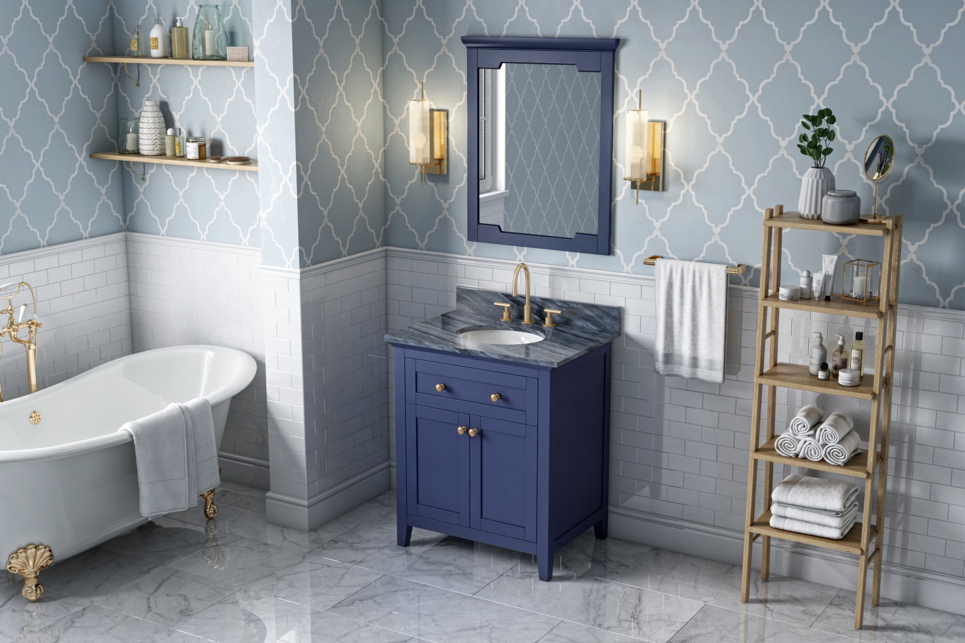 30" Hale Blue Chatham Vanity | KitchBath
