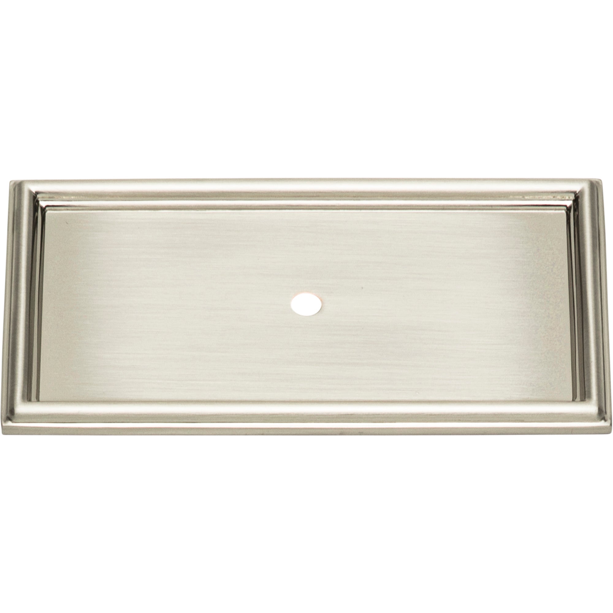 Campaign Rope Backplate 3 11/16 Inch Brushed Nickel | KitchBath