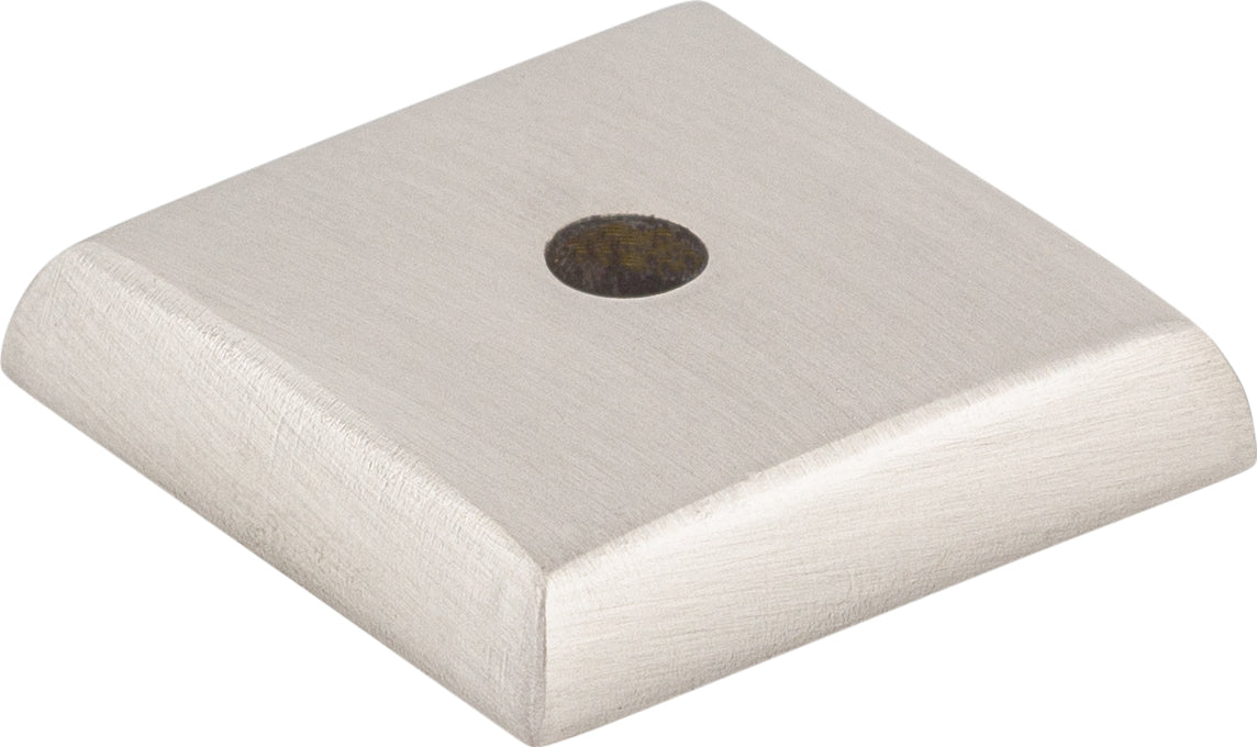 Aspen II Square Backplate 7/8 Inch Brushed Satin Nickel | KitchBath