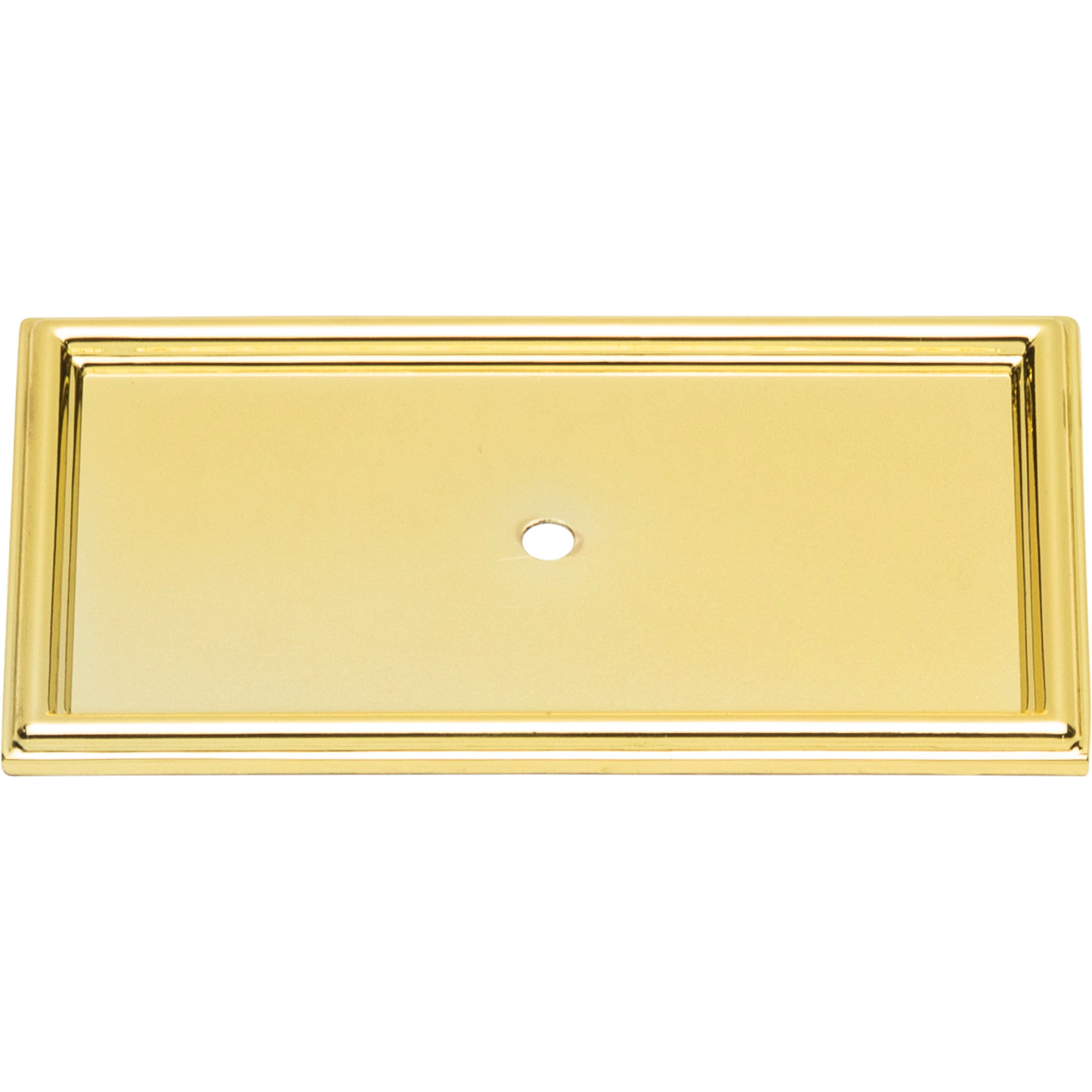 Campaign Rope Backplate 3 11/16 Inch Polished Brass | KitchBath