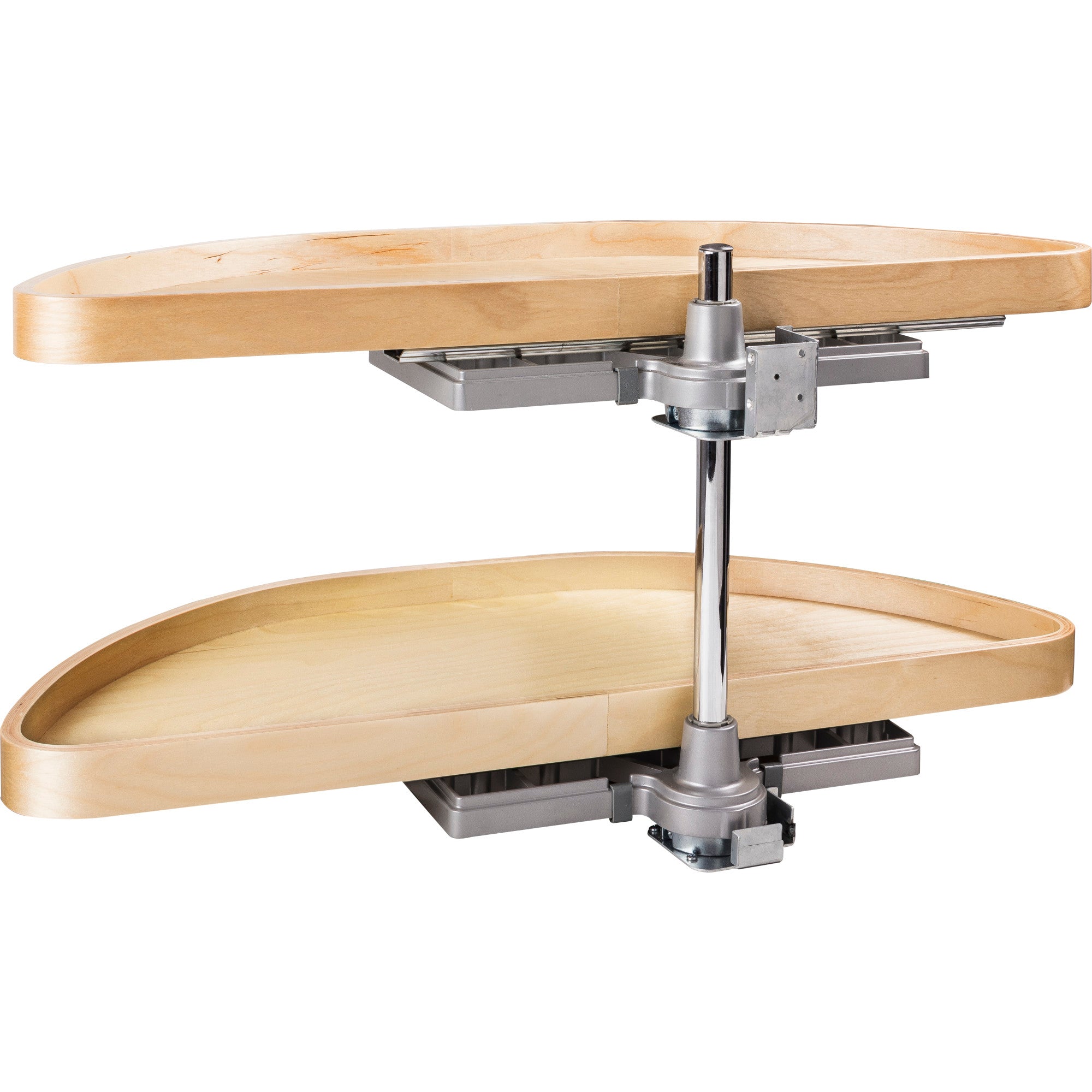 35" Wood Half-Moon Lazy Susan | KitchBath