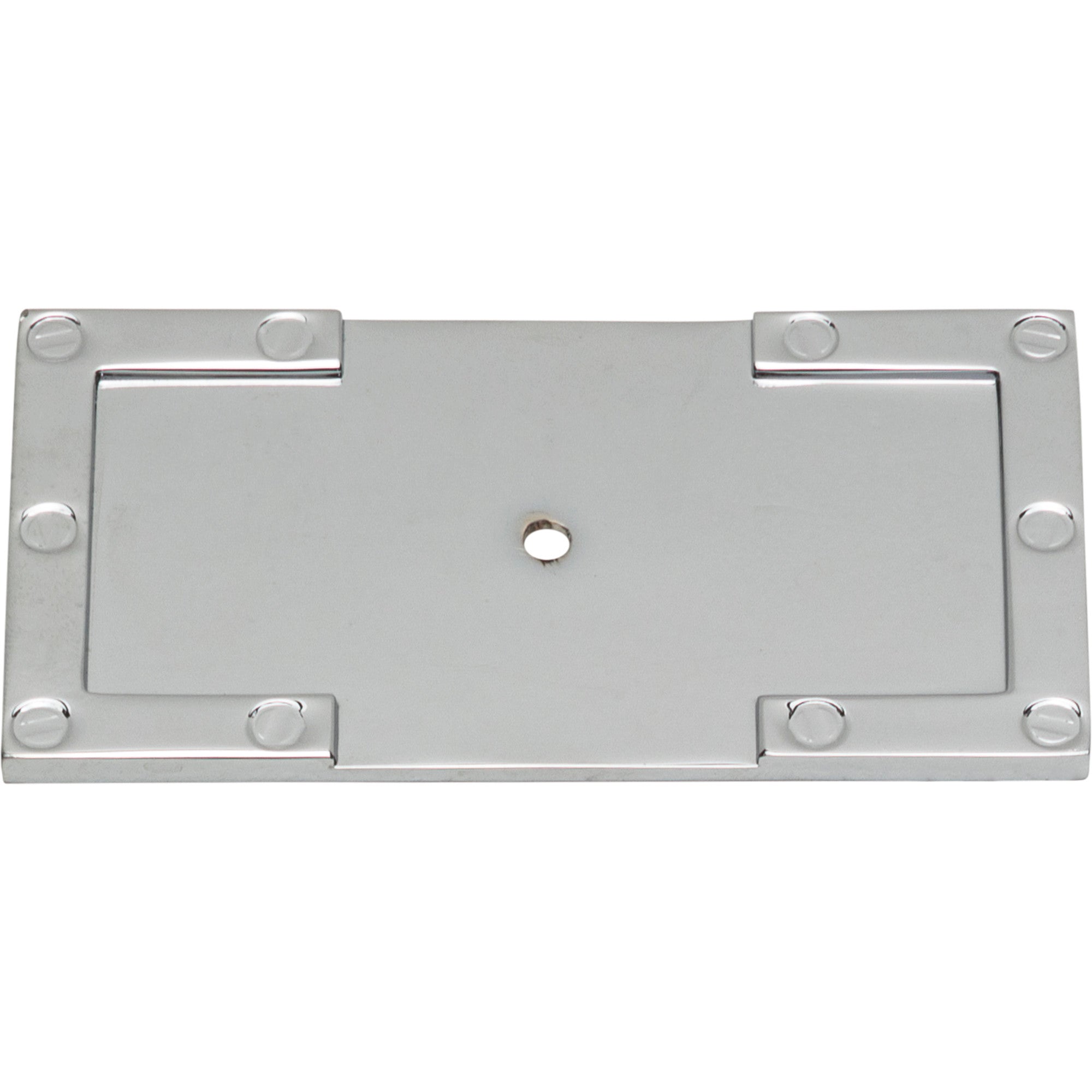 Campaign L-Bracket Backplate 3 11/16 Inch Polished Chrome | KitchBath