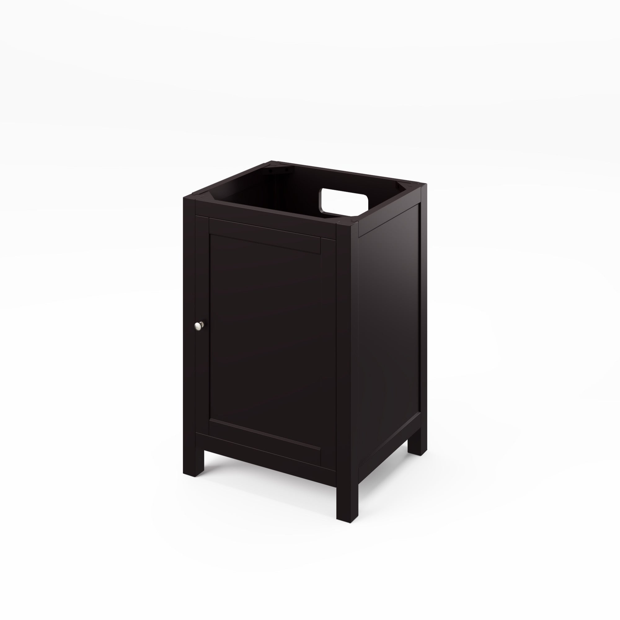 24" Espresso Astoria Vanity, Calacatta Vienna Quartz Vanity Top, undermount rectangle bowl | KitchBath