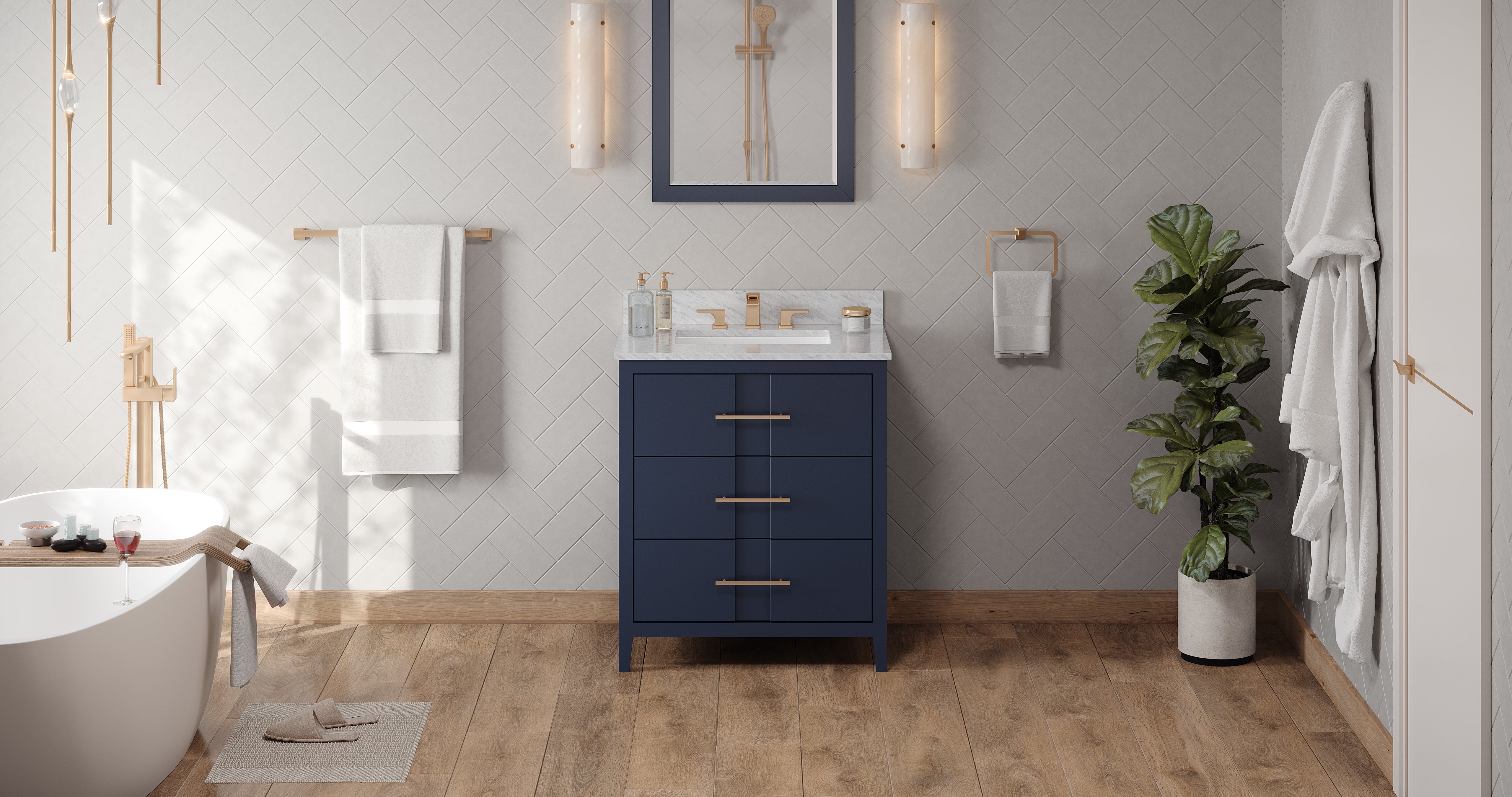 30" Hale Blue Katara Vanity | KitchBath