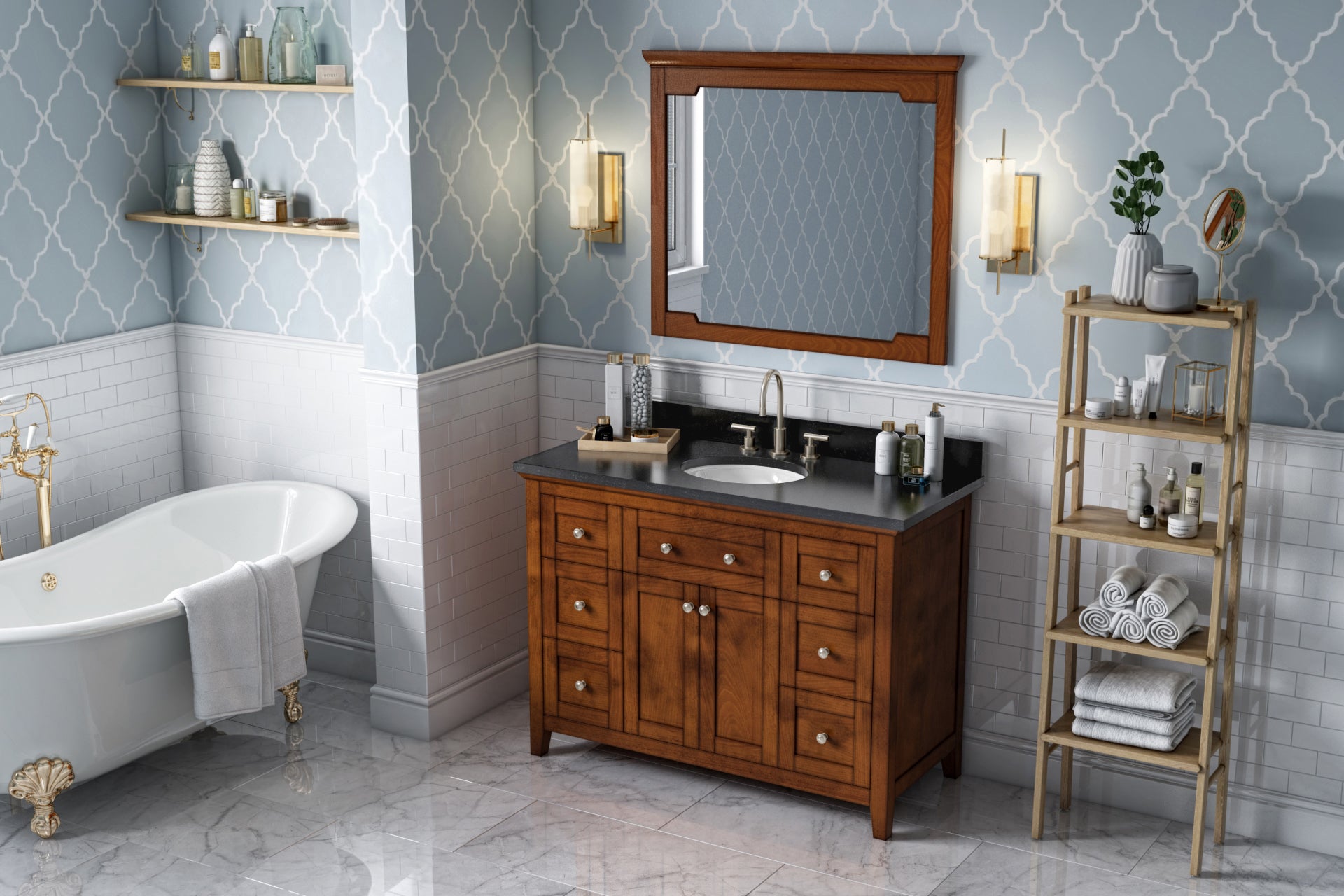 48" Chocolate Chatham Vanity | KitchBath