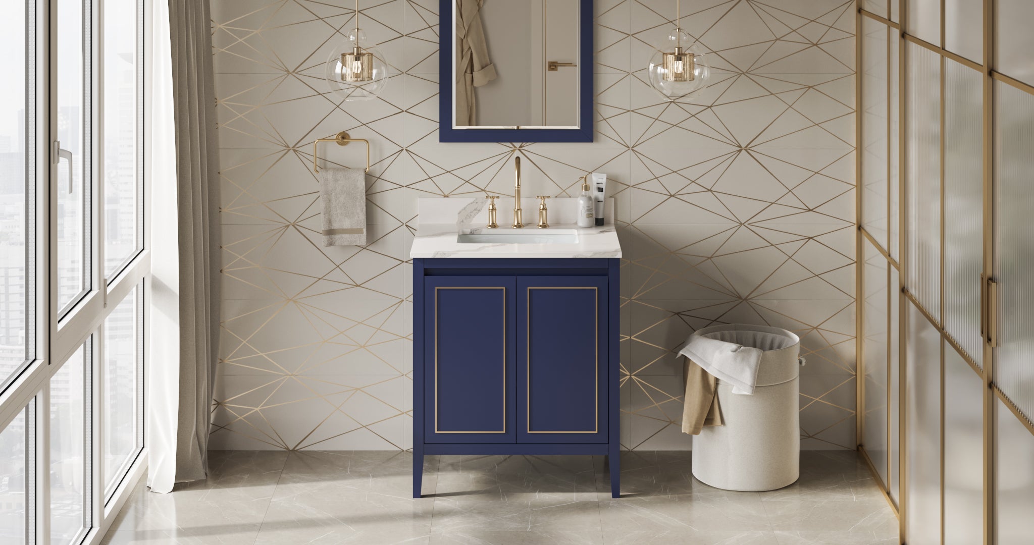30" Hale Blue Percival Vanity | KitchBath